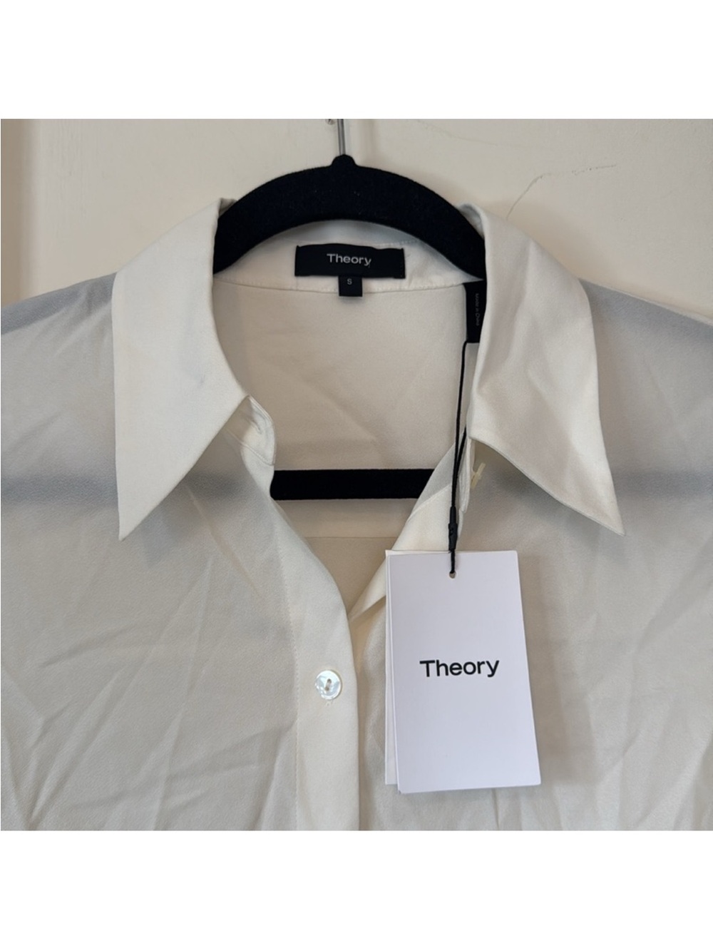 Theory silk blouse - Picture 4 of 8